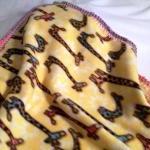 Yellow Giraffe Blanket
