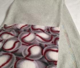 Gray Baseball Flillow