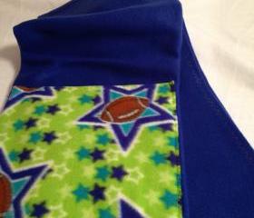 Blue Football Flillow
