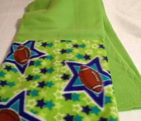 Green Football Flillow