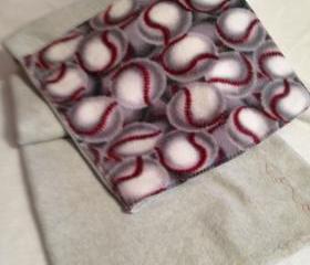 Gray Baseball Flillow
