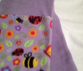 Purple Ladybugs Flillow