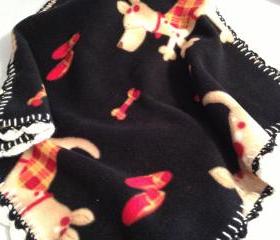 Plaid Puppy Dog Blanket
