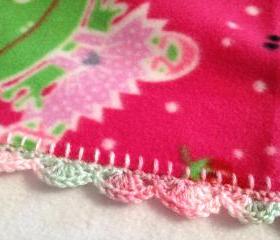 Green Froggies Blanket